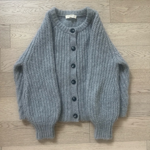 Sézane Grey Emile Cardigan - Picture 5 of 5
